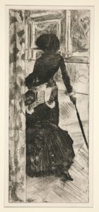 Au Louvre : La Peinture (Mary Cassatt) - Edgar Degas