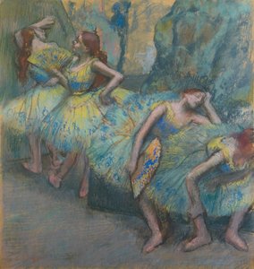 Danseuses de ballet dans les coulisses
