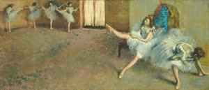 Avant le Ballet - Edgar Degas