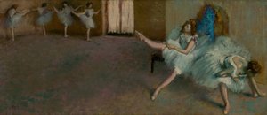 Avant le ballet, 1890-1892 - Edgar Degas
