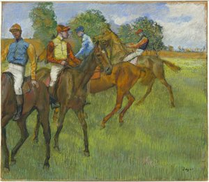 Avant la Course - Edgar Degas