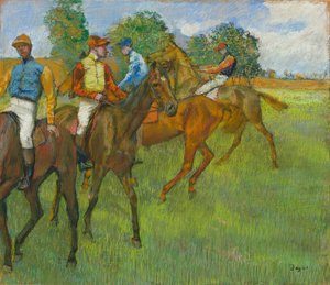 Avant la course, vers 1887-1889 - Edgar Degas