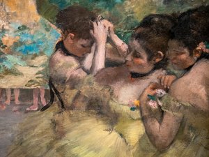 Dans les coulisses (détail) (aussi connu sous le nom de 