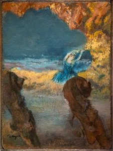 Danseuse bleue et contrebasse - Edgar Degas