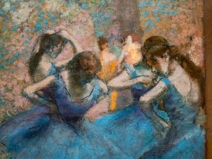 Danseuses bleues (détail) - Edgar Degas