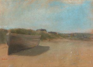 Bateau sur la plage, vers 1869 - Edgar Degas