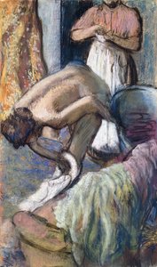 Petit déjeuner après le bain - Edgar Degas