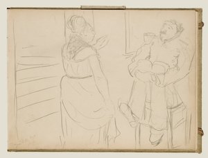 Scène de bordel - Edgar Degas