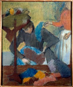 Chez la modiste, pastel d