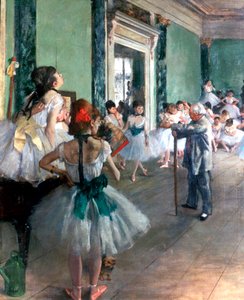 Classe de danse, 1874