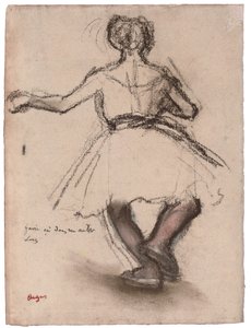 Danseuse, vue de dos