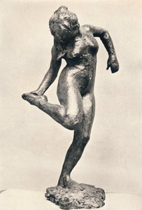 Danseuse regardant la plante de son pied droit, vers 1900 - Edgar Degas