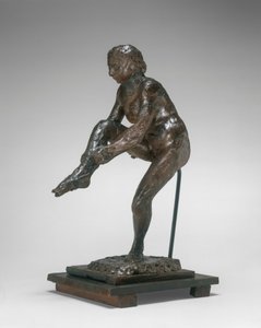 Danseuse mettant son bas, 1890-1911 - Edgar Degas
