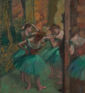 Danseurs, rose et vert - Edgar Degas