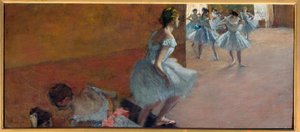 Danseuses montant les escaliers - Edgar Degas