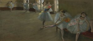 Danseuses dans la salle de classe, vers 1880 - Edgar Degas
