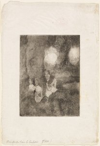Danseurs dans les coulisses - Edgar Degas