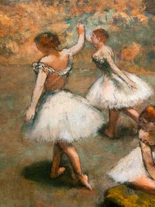 Danseuses sur scène (détail) - Edgar Degas