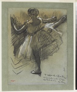 Danseuse vue de dos, 