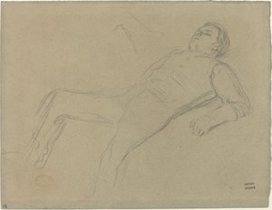 Jockey tombé (étude pour "Scène de la course d