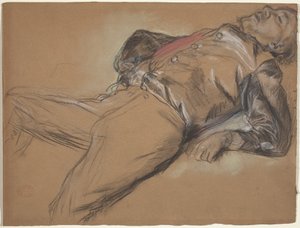 Jockey tombé (étude pour Scène de la course d