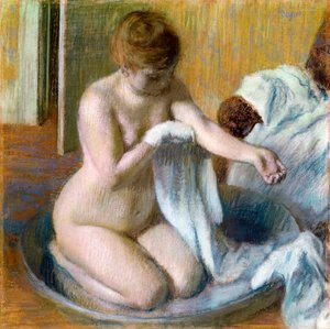 Femme au tub, vers 1883 - Edgar Degas