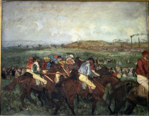 Course de gentlemen. Avant le départ, 1862