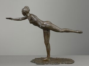 Grande Arabesque, deuxième fois, modelée c.1880s, coulée 1919-21 - Edgar Degas