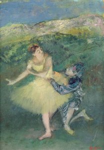 Arlequin et Colombine, vers 1886-90