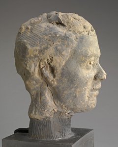 Tête, étude pour un portrait de Mme Salle - Edgar Degas