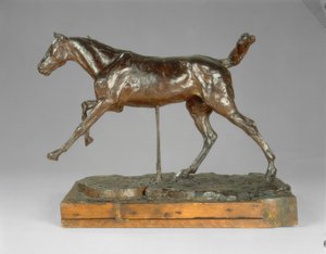 Cheval galopant sur le pied droit, fin des années 1880 - Edgar Degas