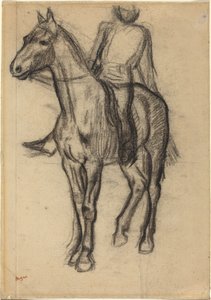 Cheval et cavalier - Edgar Degas