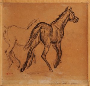 Chevaux, c.1882 - Edgar Degas