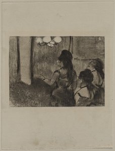 Dans le salon - Edgar Degas