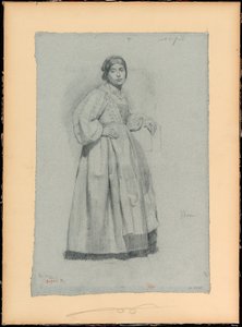 Italienne (Gaëta) - Edgar Degas