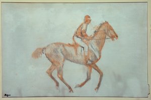 Jockey au galop, c.1881 - Edgar Degas