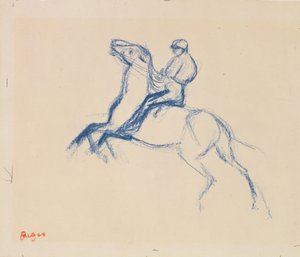 Jockey à cheval - Edgar Degas