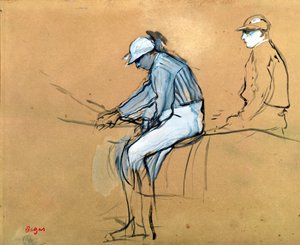 Jockeys - Edgar Degas
