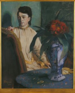 La femme à la potiche - Edgar Degas