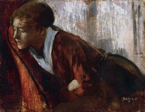 La mélancolie par Edgar Degas (1834-1917) 1884-1886