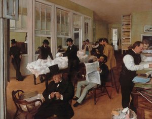 Le Bureau du coton à la Nouvelle-Orléans - Edgar Degas