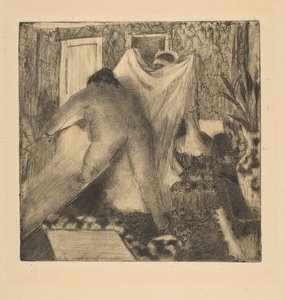 Sortant du bain - Edgar Degas
