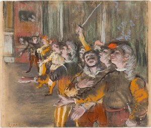Les Choristes, 1877 - Edgar Degas