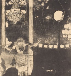 Mademoiselle Becat au Café des Ambassadeurs - Edgar Degas