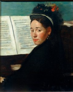 Mademoiselle Dihau au piano