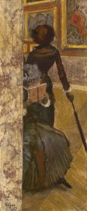 Mary Cassatt au Louvre : La galerie des peintures, 1885 - Edgar Degas