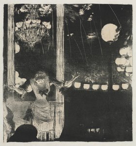 Mlle Bécat au Café des Ambassadeurs - Edgar Degas