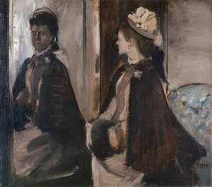 Madame Jeantaud dans le miroir - Edgar Degas