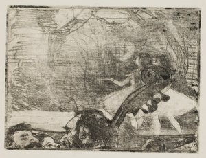On Stage I - Edgar Degas