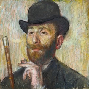 Portrait du peintre français Zakar Zakarian - Edgar Degas